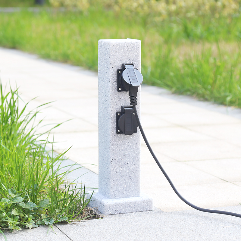 Outdoor Power Outlet Waterproof - Soket listrik vertikal PE soket luar