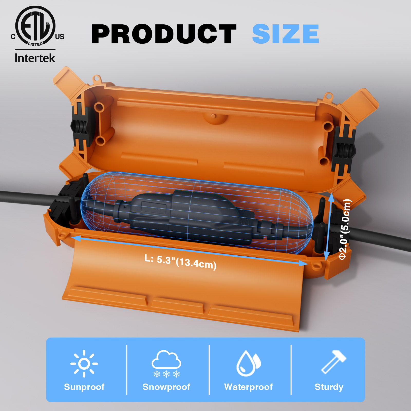 Outdoor Power Outlet Waterproof - Set Kotak Listrik Tahan Cuaca untuk