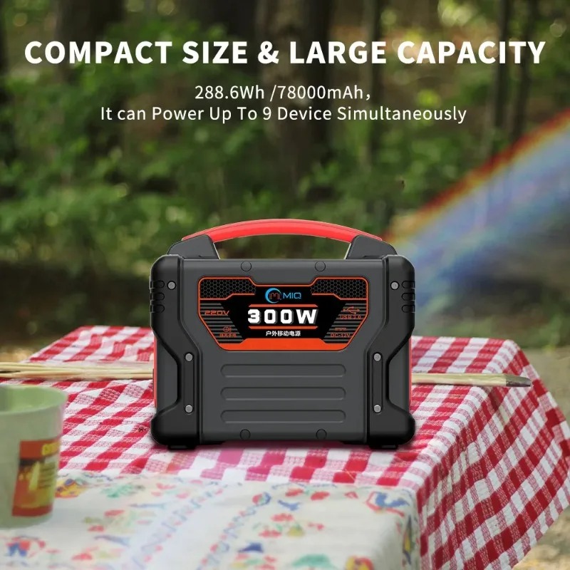 Quality Outdoor Power - Stasiun Daya Portabel Berkualitas Tinggi 300W