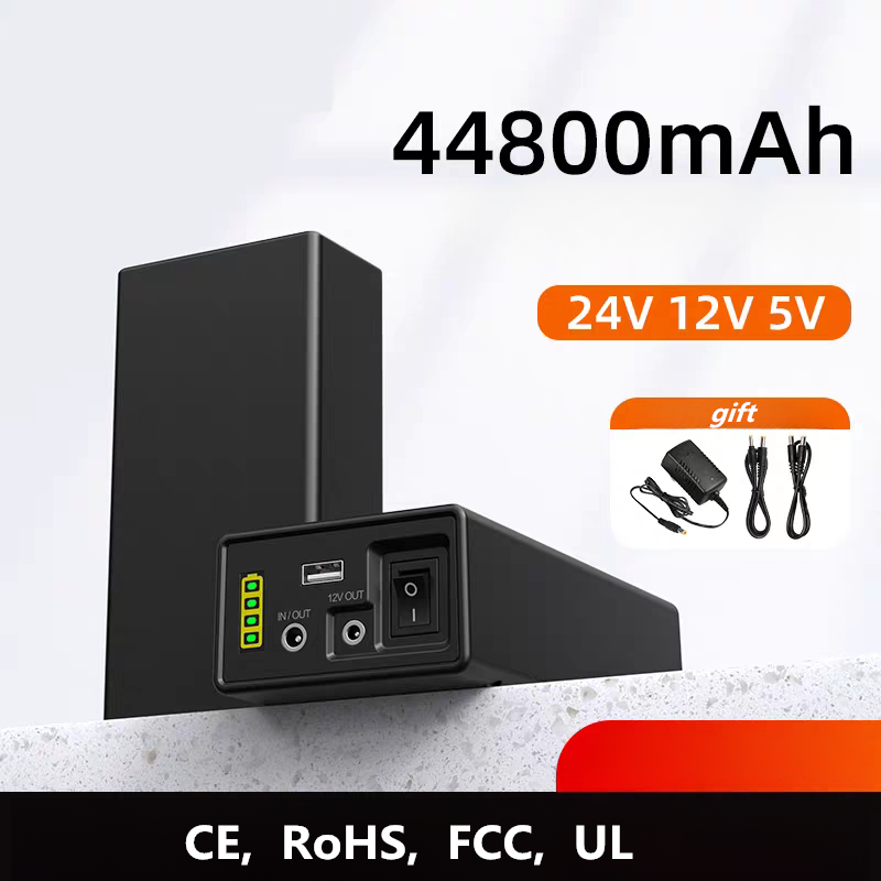 Quality Outdoor Power - Baterai Li-ion 24V 12V 44800MAH, untuk
