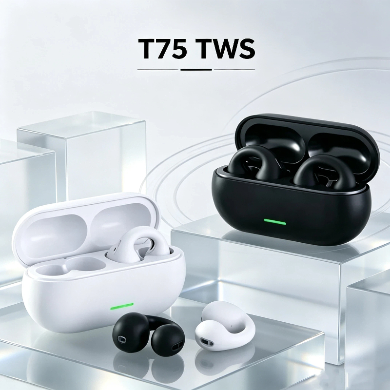 Outdoor Usb Power Adapter - Headset Bluetooth T75 5.3, headset konduksi