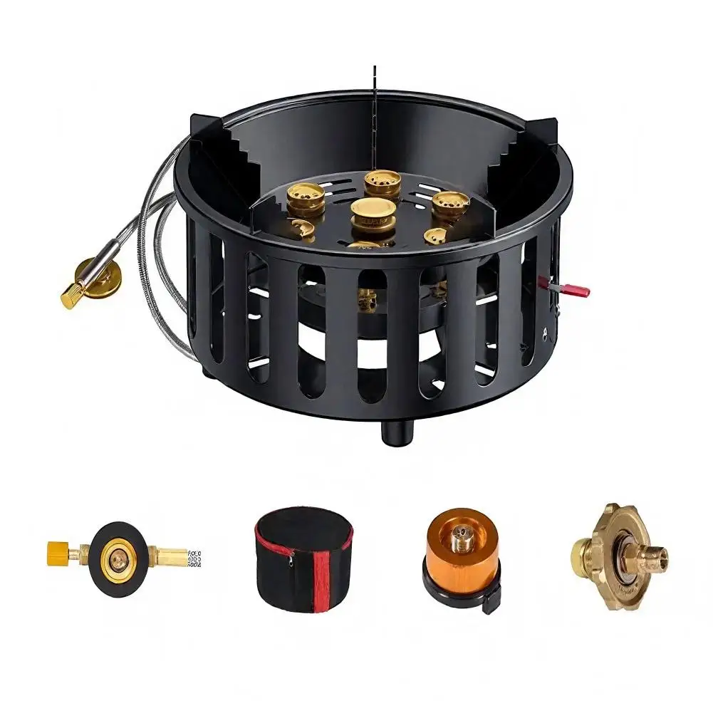 Outdoor Power 'Hose' - Kompor Camping 21000W 7-Tungku Pembakar Gas