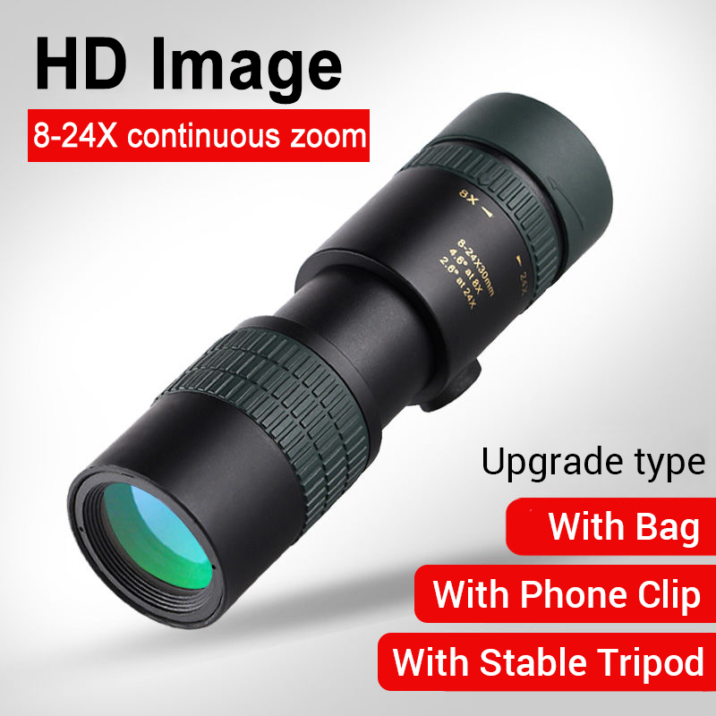 Monokuler 8-24X30 Kuat Zoom HD - Quality Outdoor Power ulasan dan harga