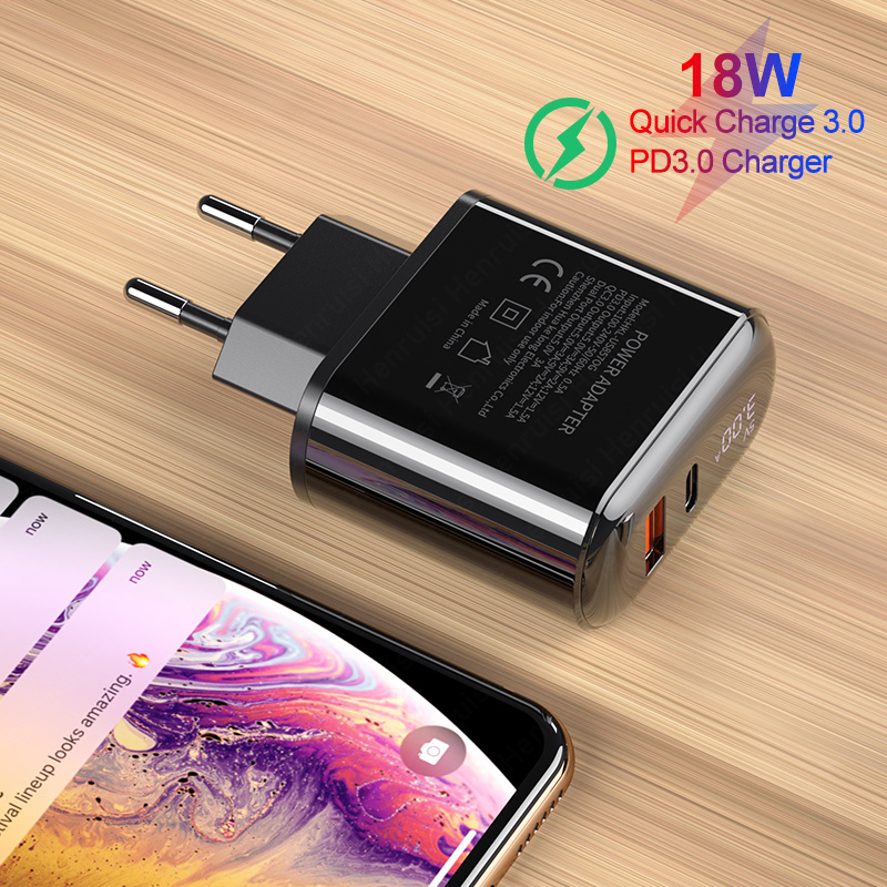 Pengisi daya USB C 18W PD tipe - Outdoor Usb Power Adapter ulasan dan harga