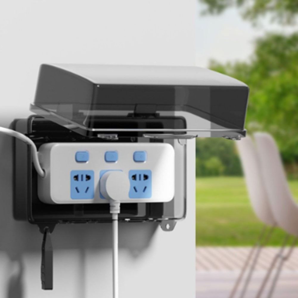 Kotak Steker Plastik Tahan Lam - Outdoor Power Outlet Waterproof ulasan dan harga