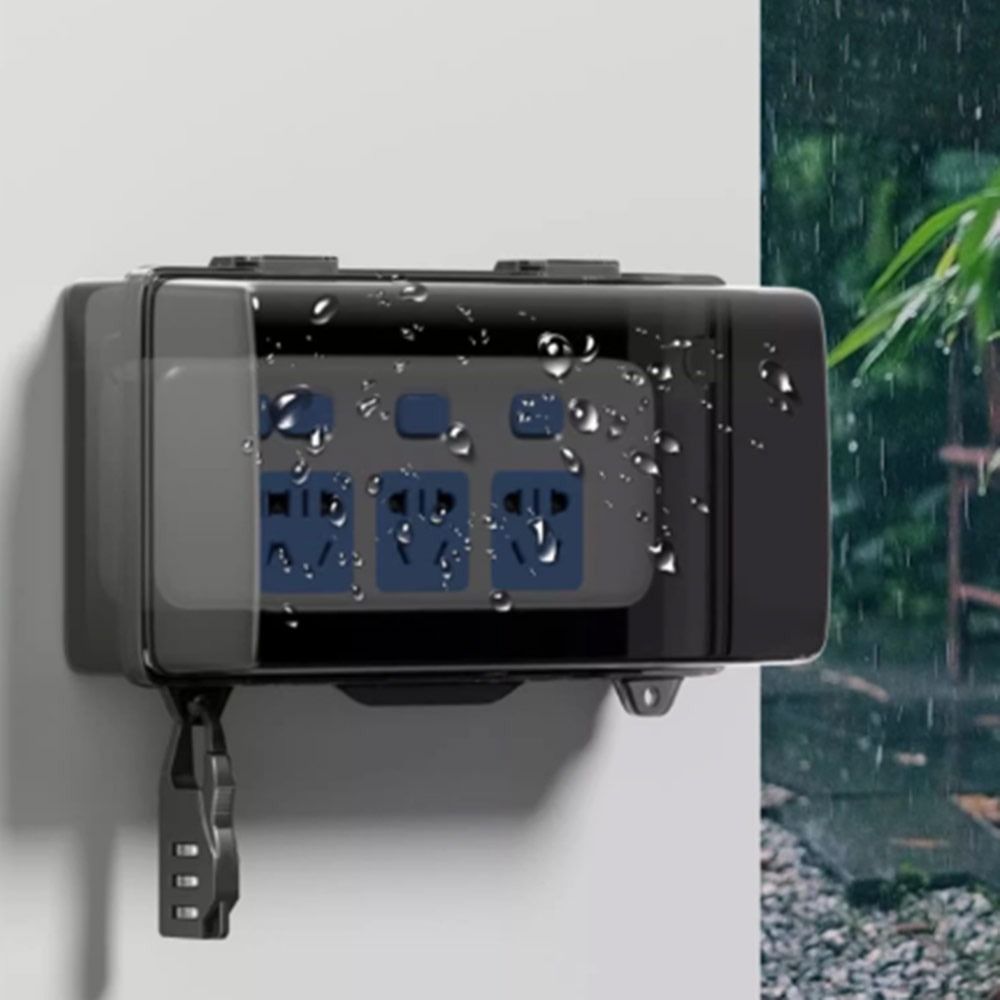 Kotak Steker Plastik Tahan Lam - Outdoor Power Outlet Waterproof ulasan dan harga