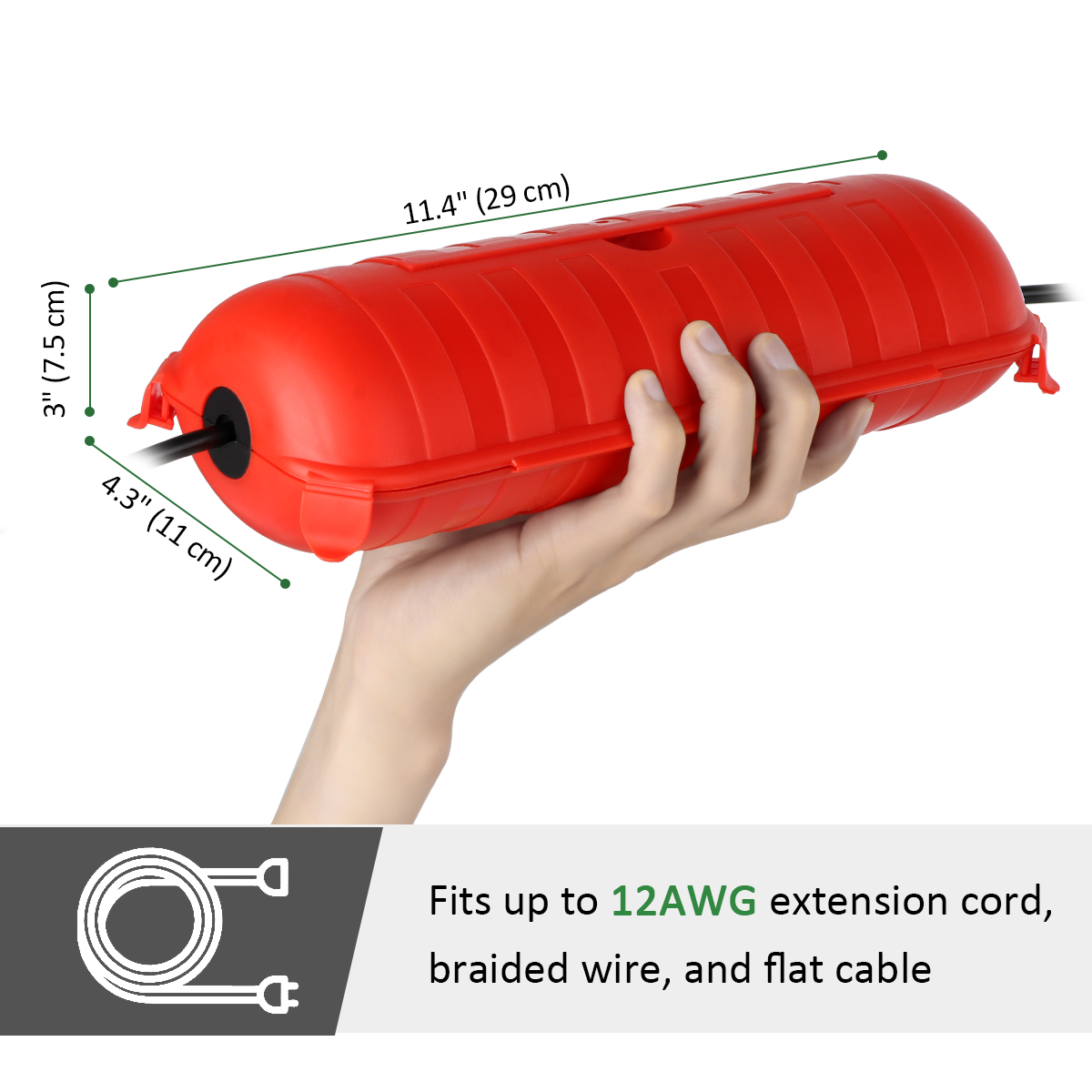 Kotak Daya Ekstensi Kabel Luar - Outdoor Power Outlet Waterproof ulasan dan harga