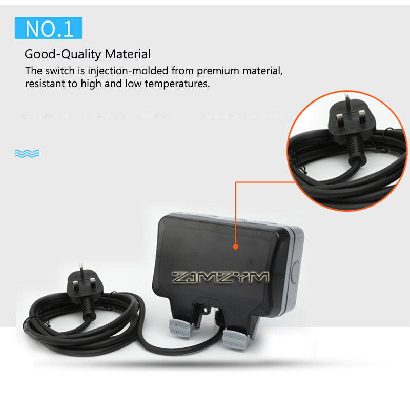 Stopkontak Luar Ruangan Tahan  - Outdoor Power Outlet Waterproof ulasan dan harga