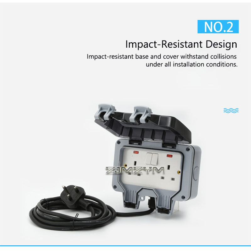 Stopkontak Luar Ruangan Tahan  - Outdoor Power Outlet Waterproof ulasan dan harga
