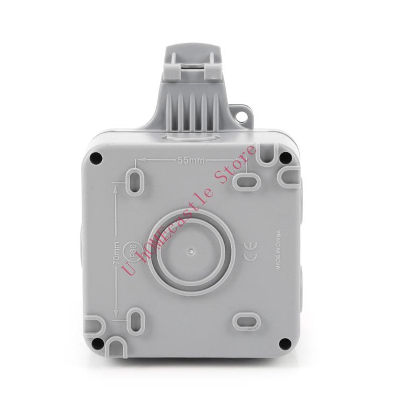 63HF Kotak Soket Tahan Air Pel - Outdoor Power Outlet Waterproof ulasan dan harga