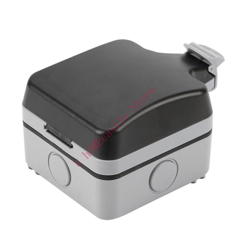 63HF Kotak Soket Tahan Air Pel - Outdoor Power Outlet Waterproof ulasan dan harga