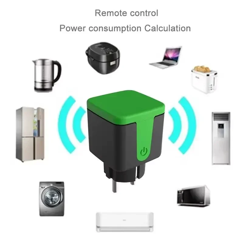 Tuya EU 16A WiFi Smart Waterpr - Outdoor Power Outlet Waterproof ulasan dan harga