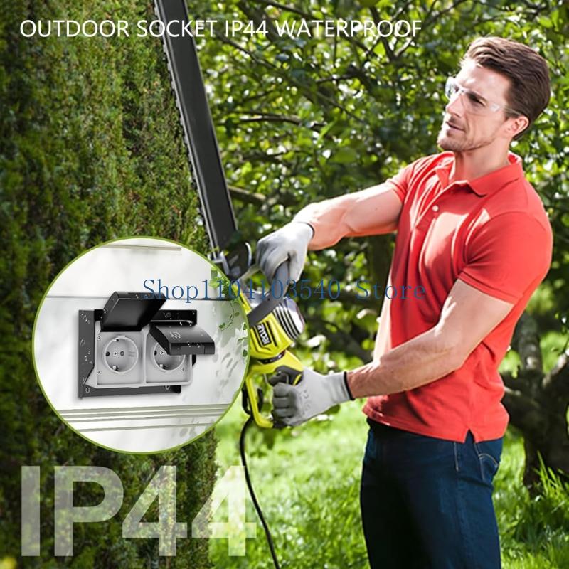 02DC Keluaran Listrik Rumah Ta - Outdoor Power Outlet Waterproof ulasan dan harga