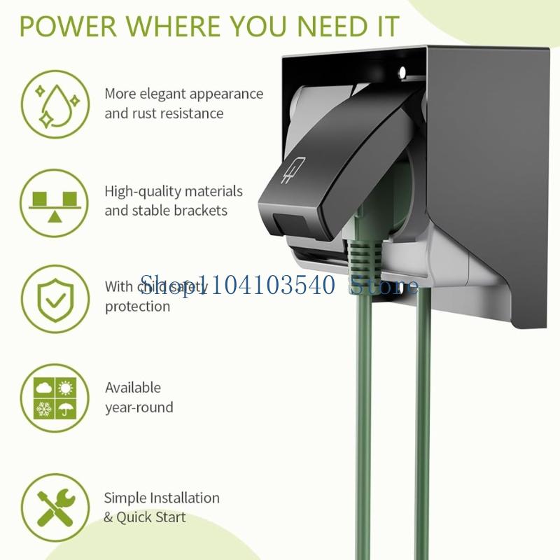 02DC Keluaran Listrik Rumah Ta - Outdoor Power Outlet Waterproof ulasan dan harga