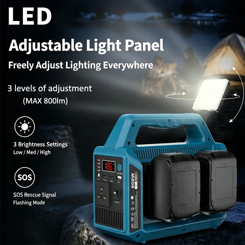 Inverter Baterai Lithium 600W  - Outdoor Usb Power Adapter ulasan dan harga