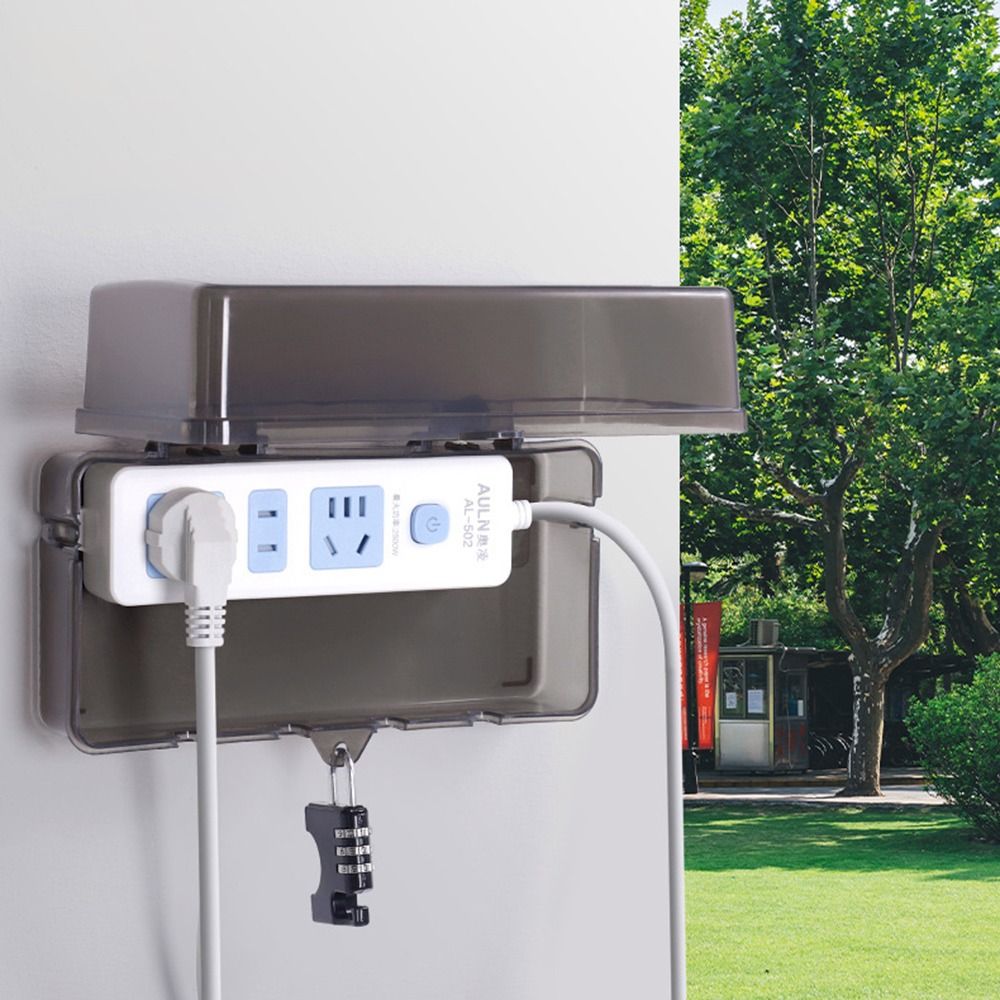 Kotak Steker Plastik Portabel  - Outdoor Power Outlet Waterproof ulasan dan harga