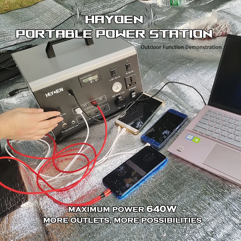 HAYOEN Sistem Energi Surya Bat - Outdoor Power Tool Storage ulasan dan harga