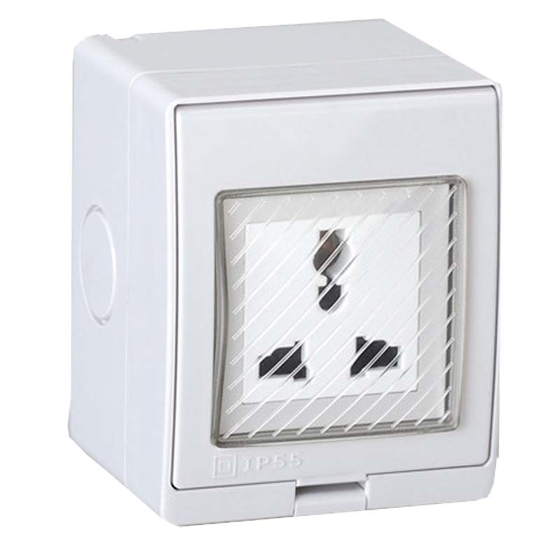 1 Buah Soket Dinding Tahan Air - Outdoor Power Outlet Waterproof ulasan dan harga