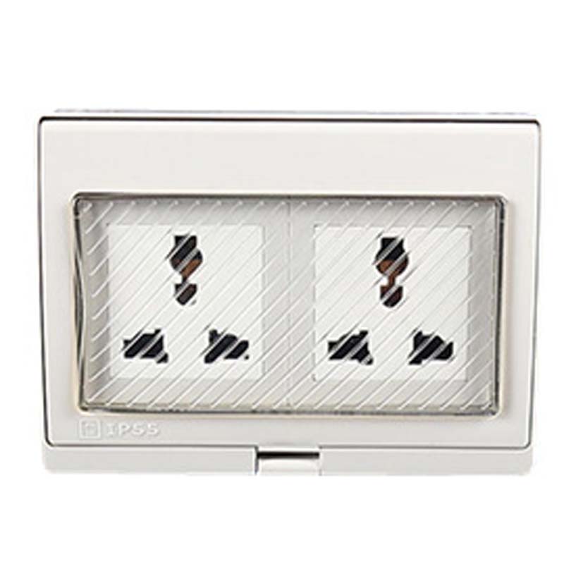 1 Buah Soket Dinding Tahan Air - Outdoor Power Outlet Waterproof ulasan dan harga